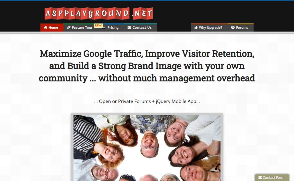 ASP.NET Online Community Software that Helps Traffic and Conversion