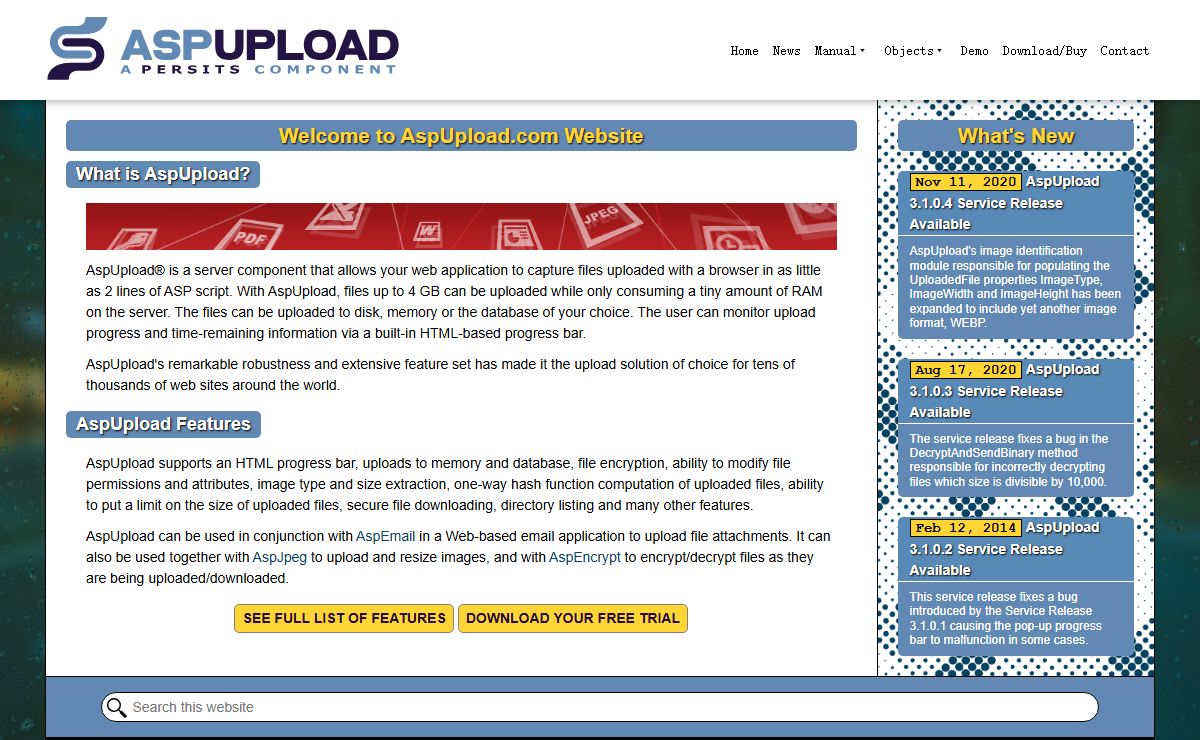 AspUpload.com -- The World's Most Famous Upload Component