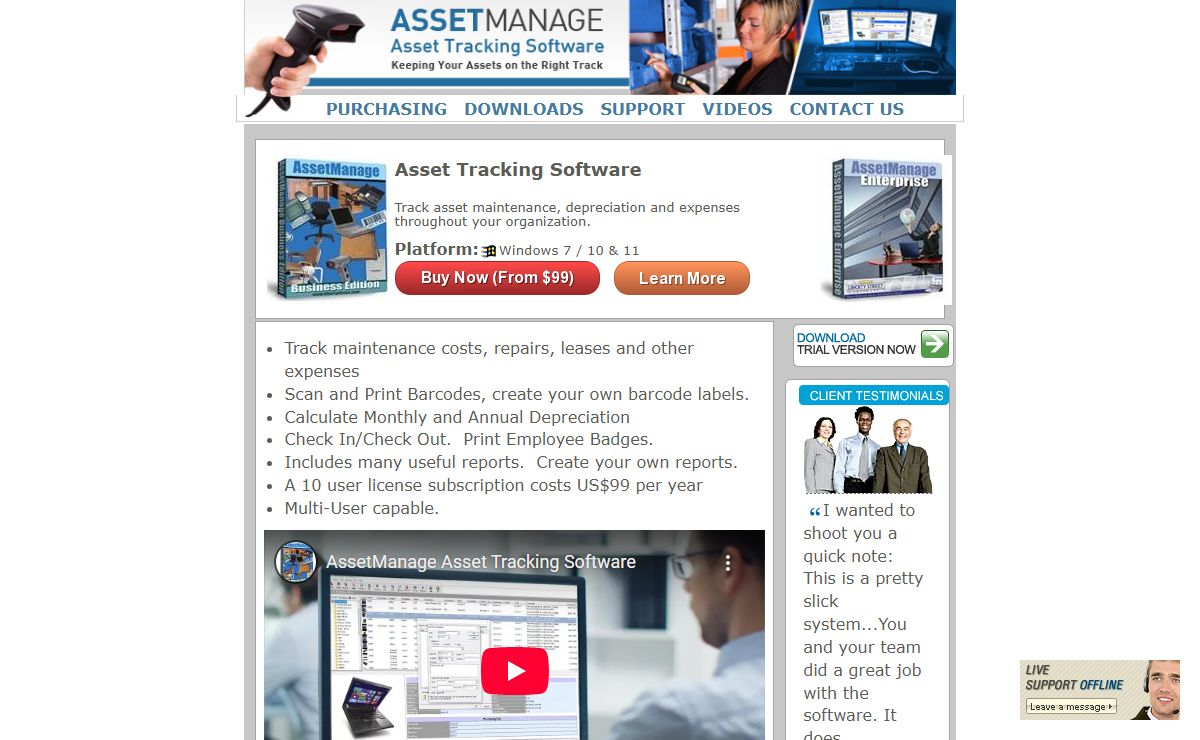 Asset Tracking Software. Inventory with Barcodes & Depreciation