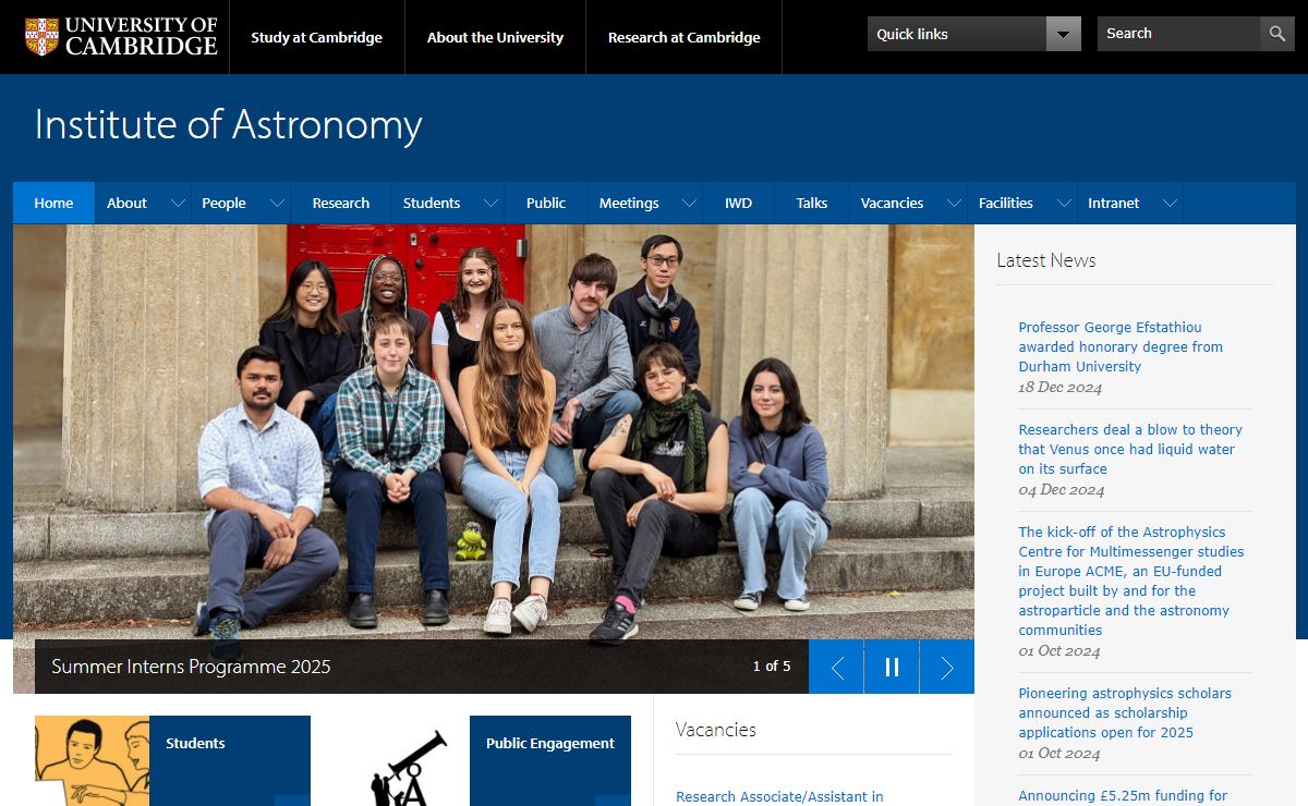 Institute of Astronomy |
