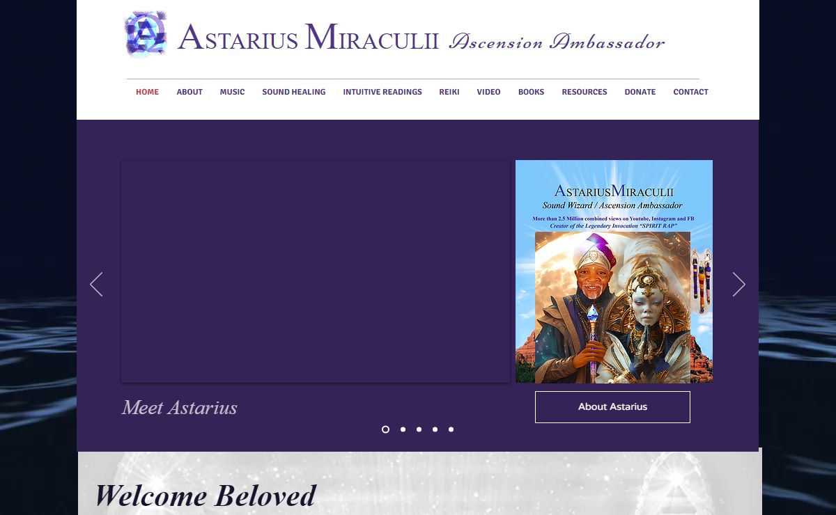 Astarius Miraculii | Music, Healing, Readings, & More