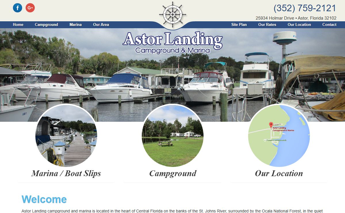 Astor Landing RV Park, Campground, Marina | Astor, Florida