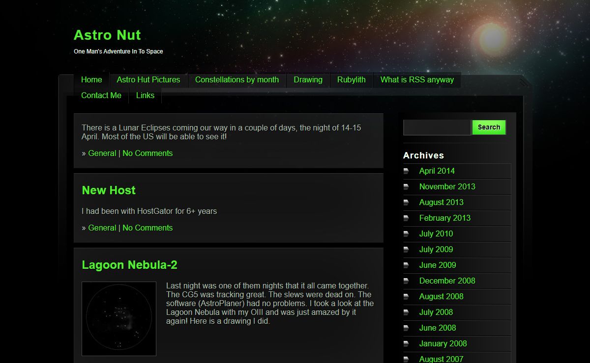 Astro Nut – One Man's Adventure In To Space