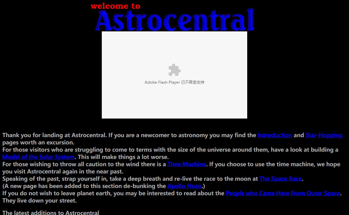 Astrocentral - Information on the wonders of the universe