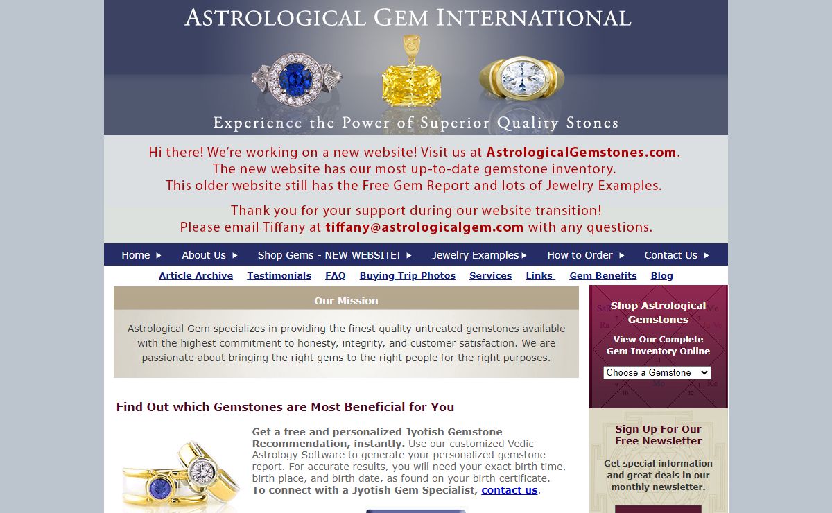 Natural Jyotish Gemstones for Vedic Astrology & Ayurveda