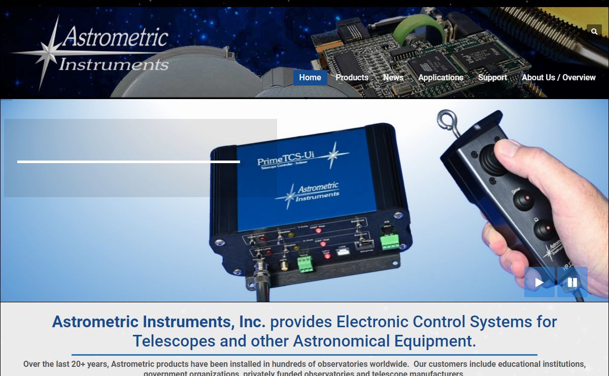 Home - Astrometric Instruments