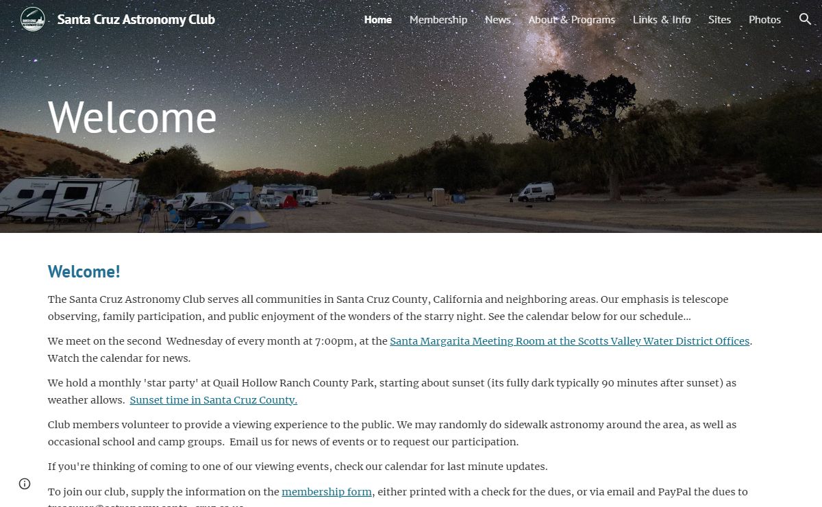 Santa Cruz Astronomy Club