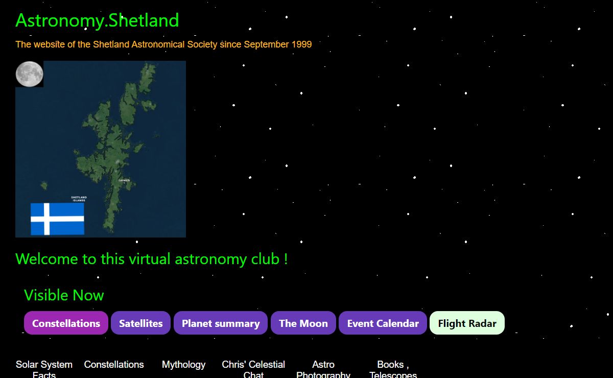 Astronomy Shetland