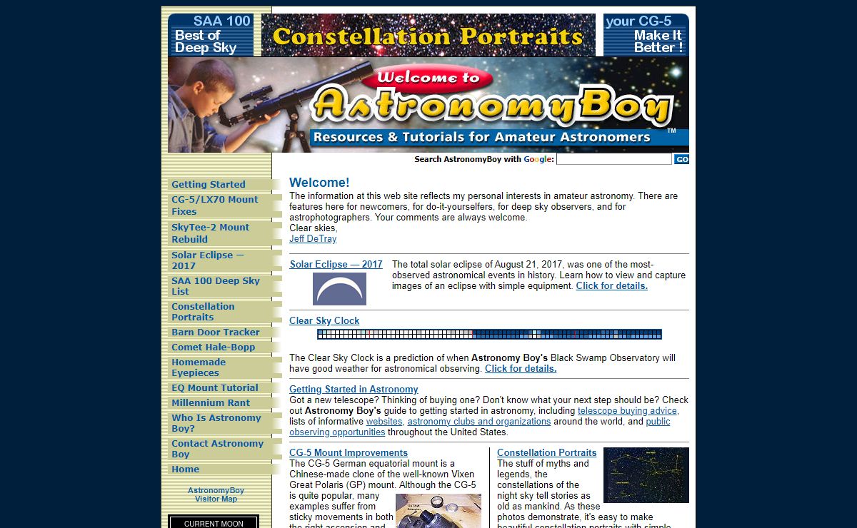 Astronomy Boy: Amateur Astronomy