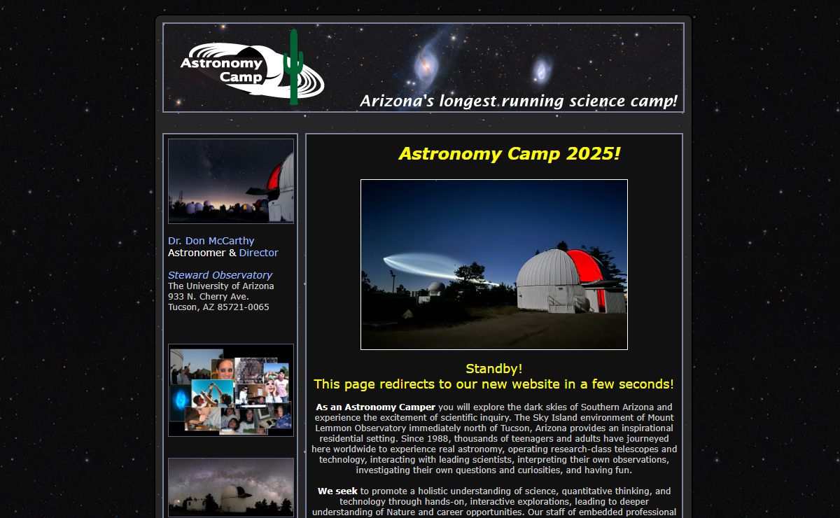 Astronomy Camp - A Summer Science Camp