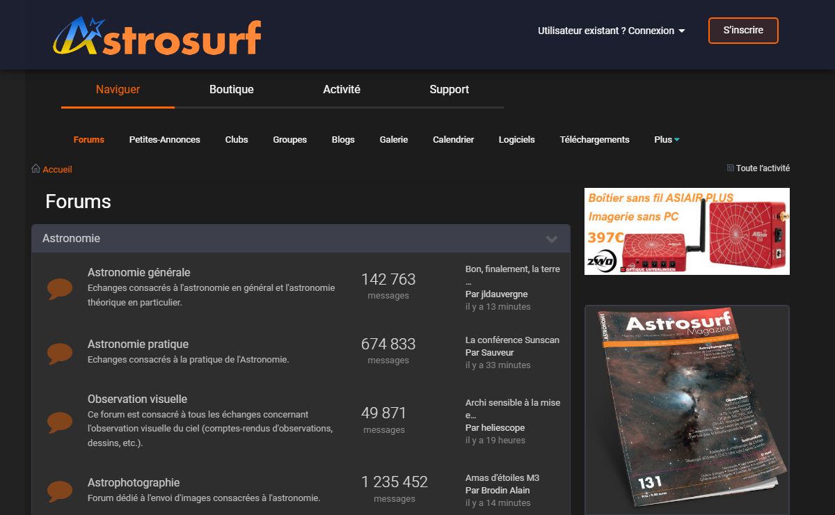 Astrosurf - Astronomie