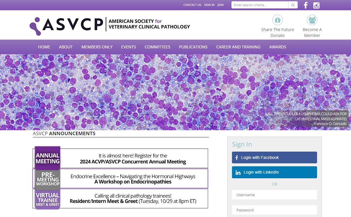 American Society for Veterinary Clinical Pathology