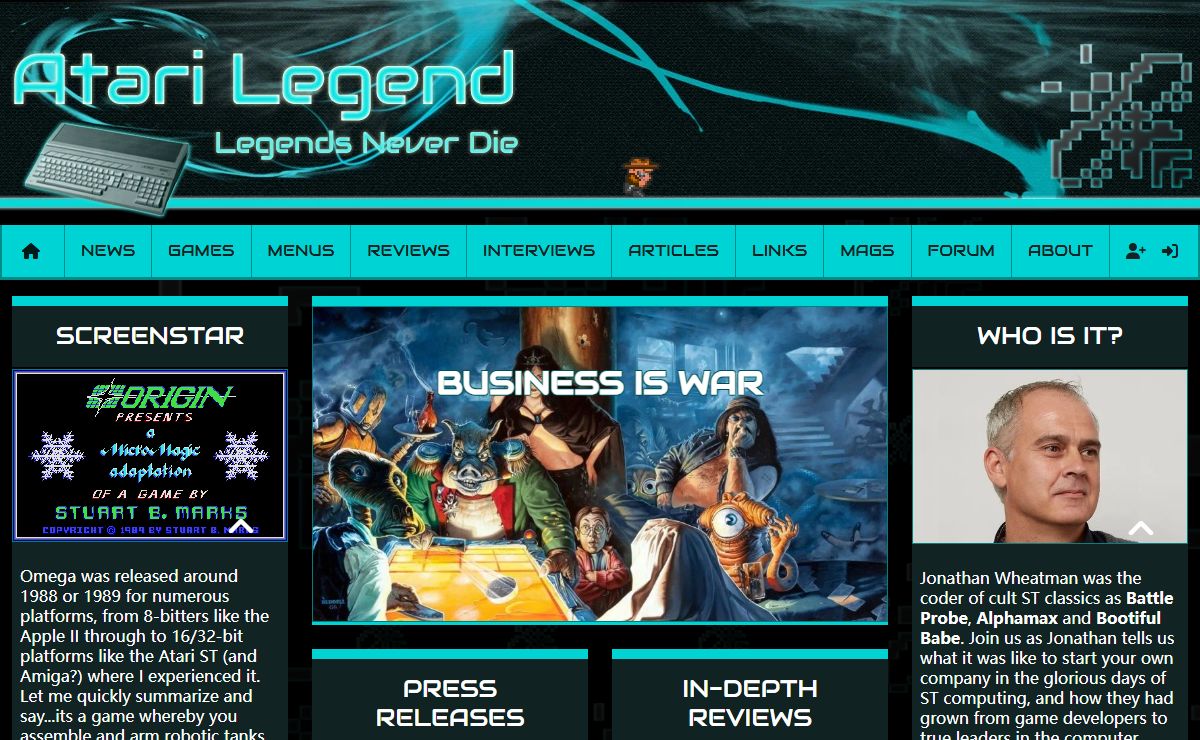 Atari ST games, reviews, interviews, news and more | Atari Legend
