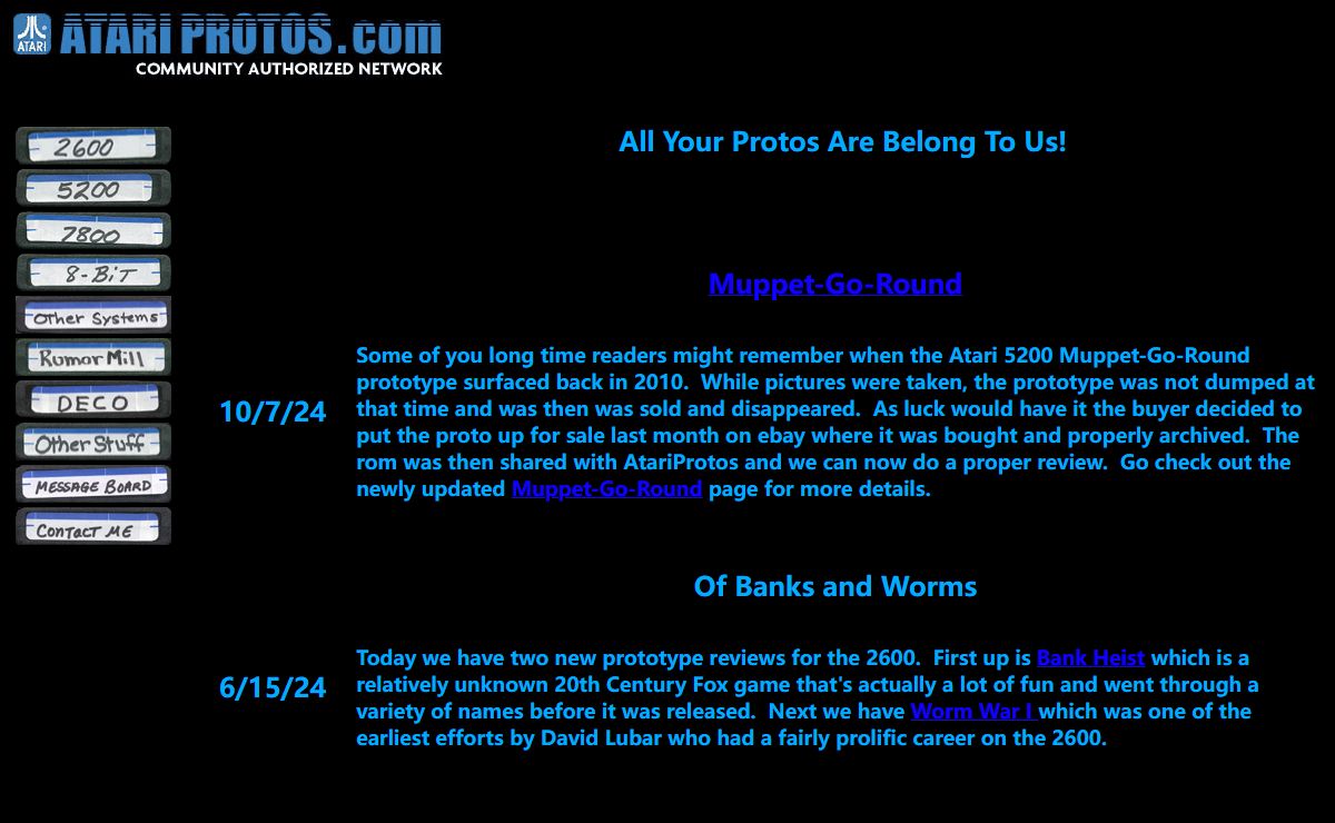 AtariProtos.com - All Your Protos Are Belong To Us!