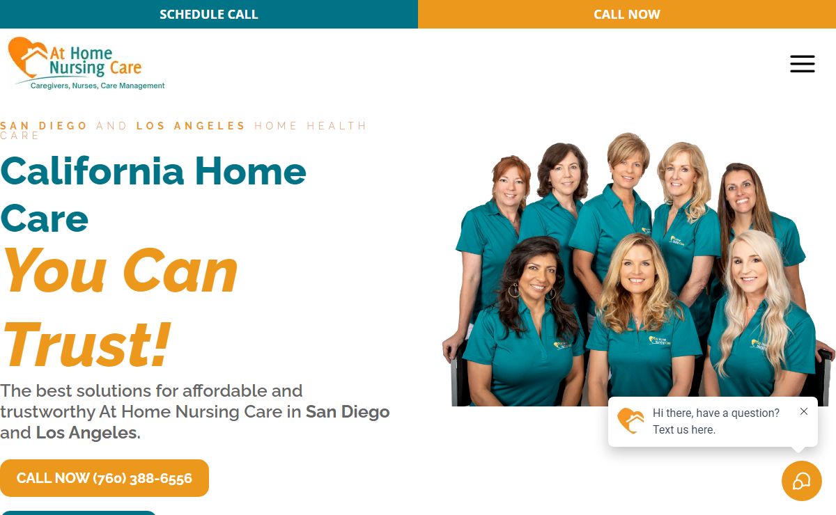 Trusted #1 San Diego Home Care | At Home Nursing Care