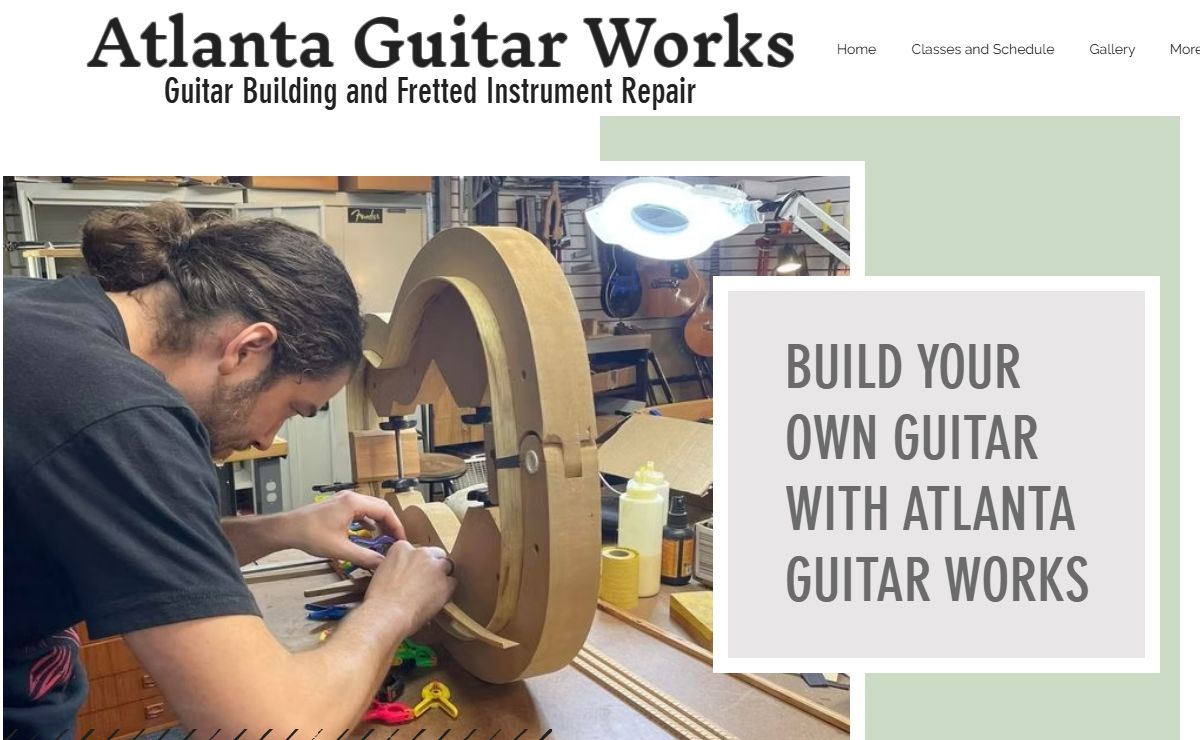 Atlanta Guitar Works | Luthier school in Atlanta | 567 Planters Row, Lilburn GA.30047,USA