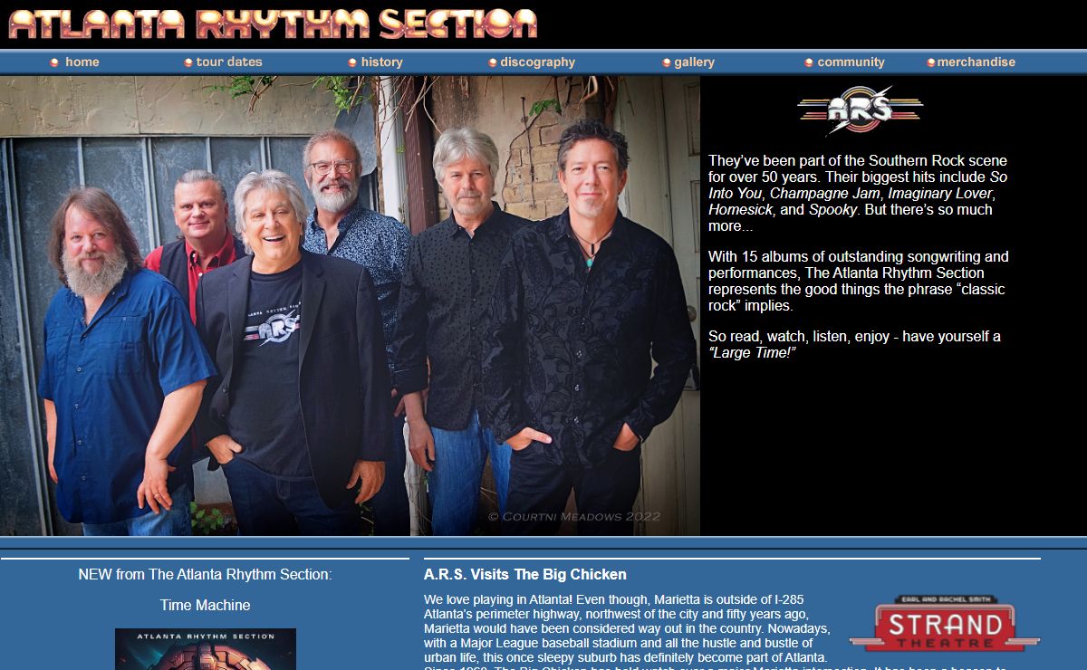 The Atlanta Rhythm Section - Home Page