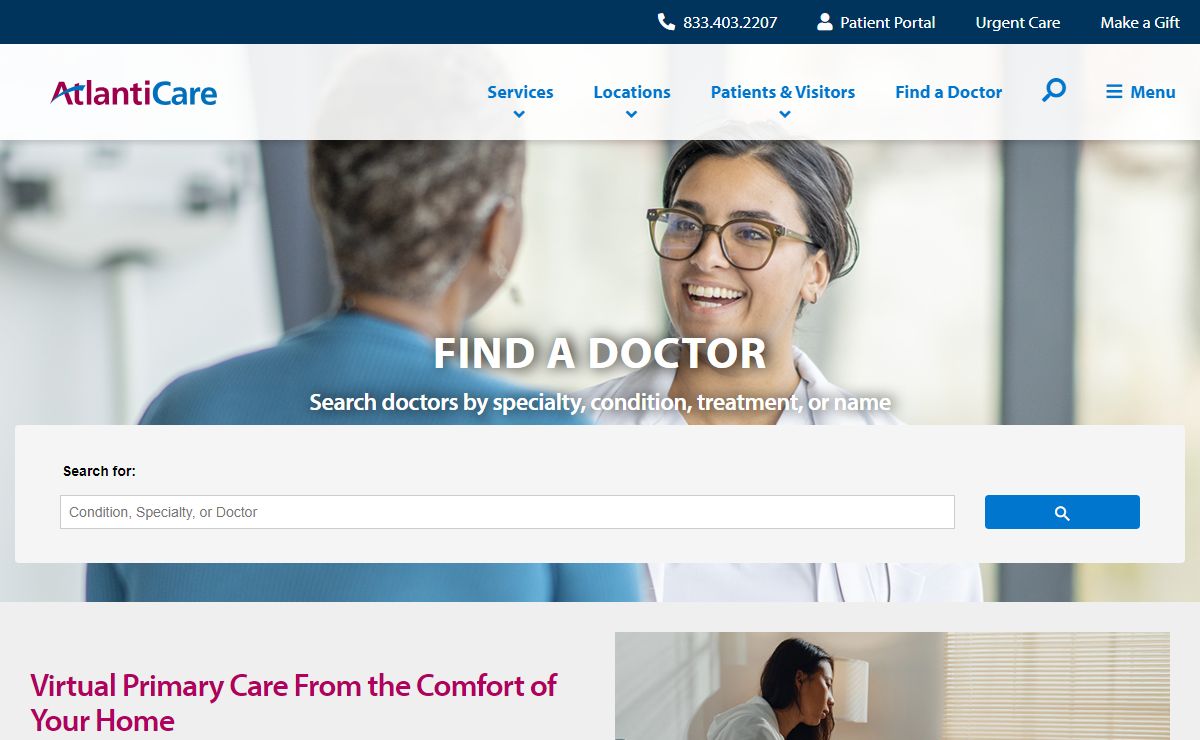 AtlantiCare - Egg Harbor Township, New Jersey (NJ) Hospitals