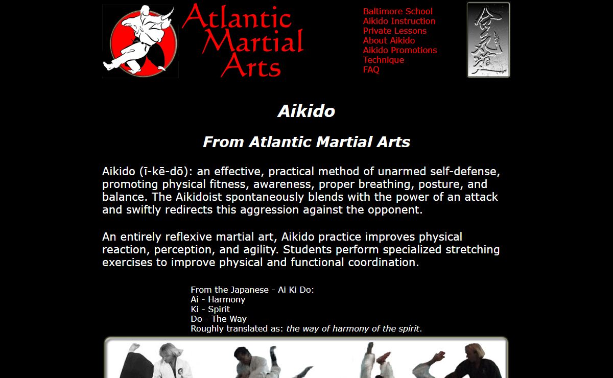 Atlantic Martial Arts - Home for the Martial Art Aikido