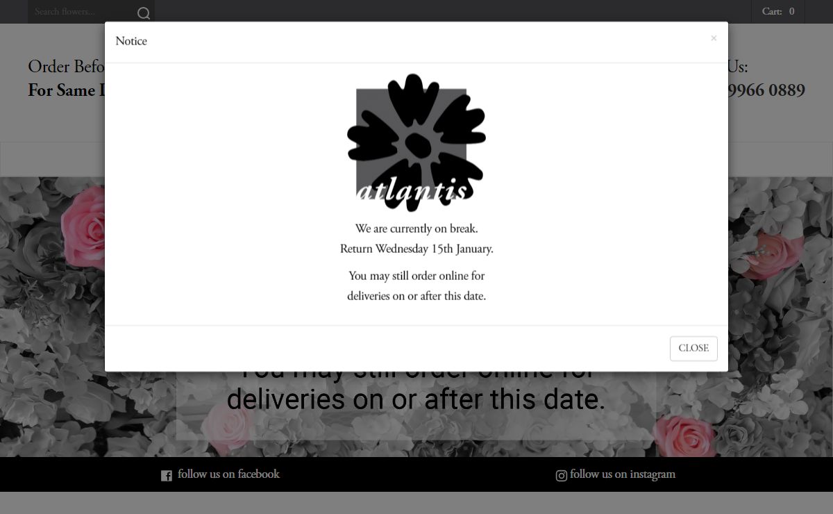 Atlantis Flowers | St Leonards | Lower North Shore Florist