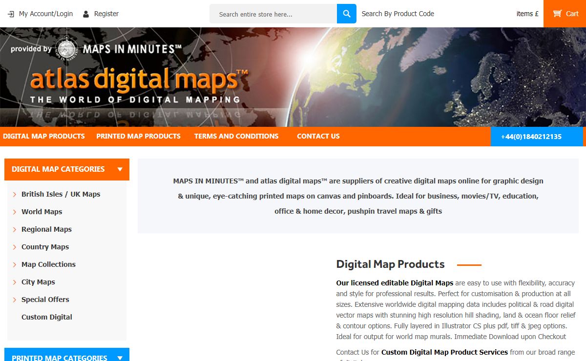 Digital Maps Online | Buy Editable Vector Maps | Downloadable Maps