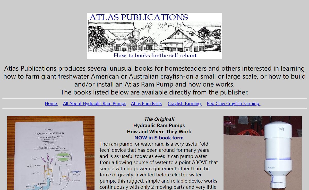 Atlas Publications: Inexpensive E-books for the homestead.