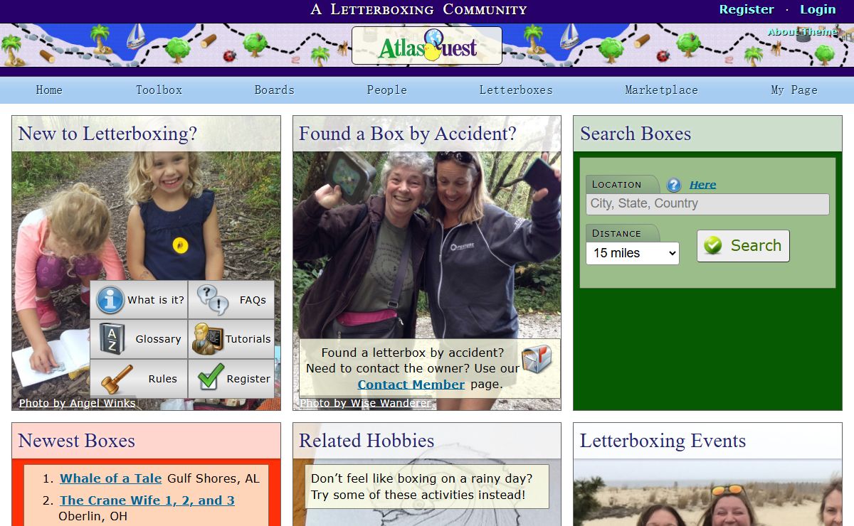 Atlas Quest: A Letterboxing Community