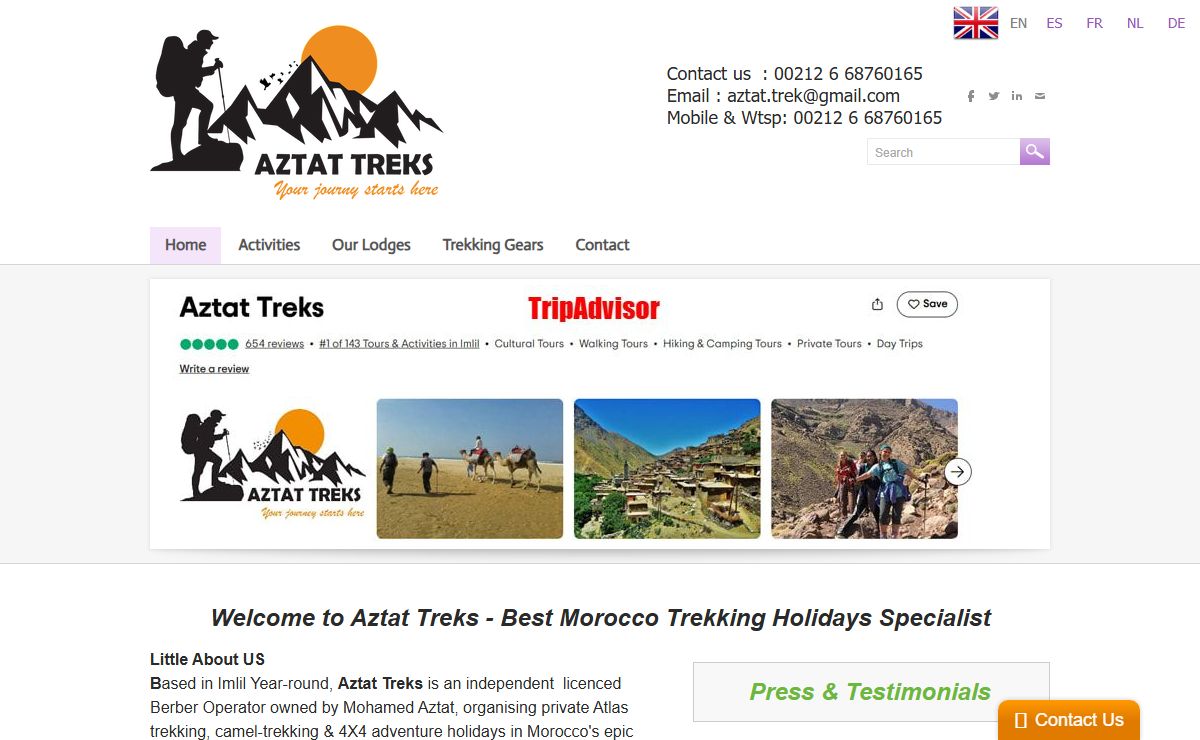 TREKKING IN MOROCCO - Tailor-Made Walking and Trekking Holidays in Morocco | High Atlas Hikes | Toubkal Treks