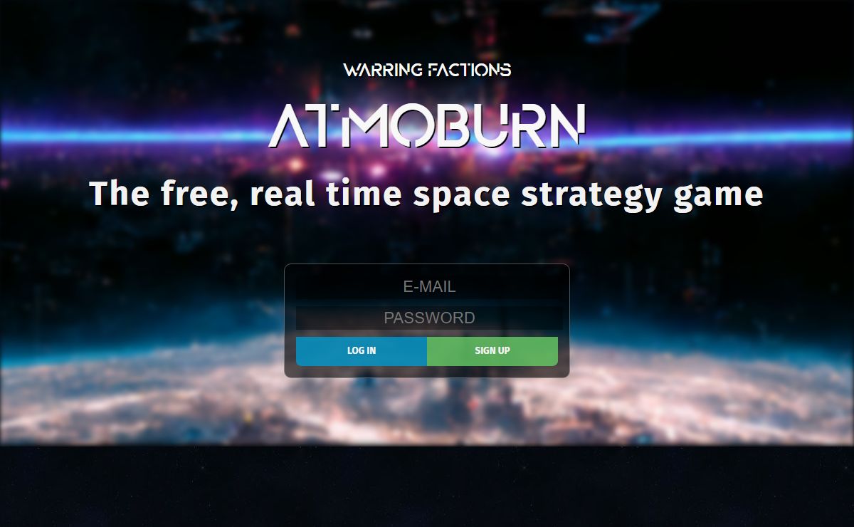 Warring Factions: Atmoburn - A Browser Space Strategy Game