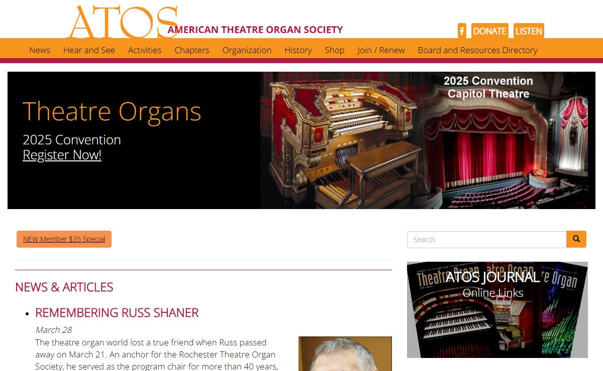 ATOS - American Theatre Organ Society