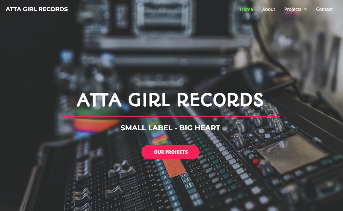Atta Girl Records - Small label, big heart