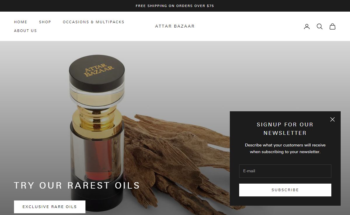 Attar Bazaar - Fragrance Oils - Essential Oils - Absolute Oils