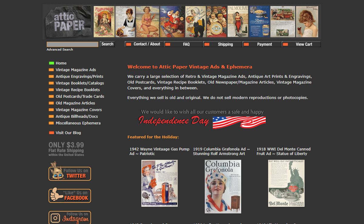 ...AtticPaper Vintage Magazine Ads & Ephemera