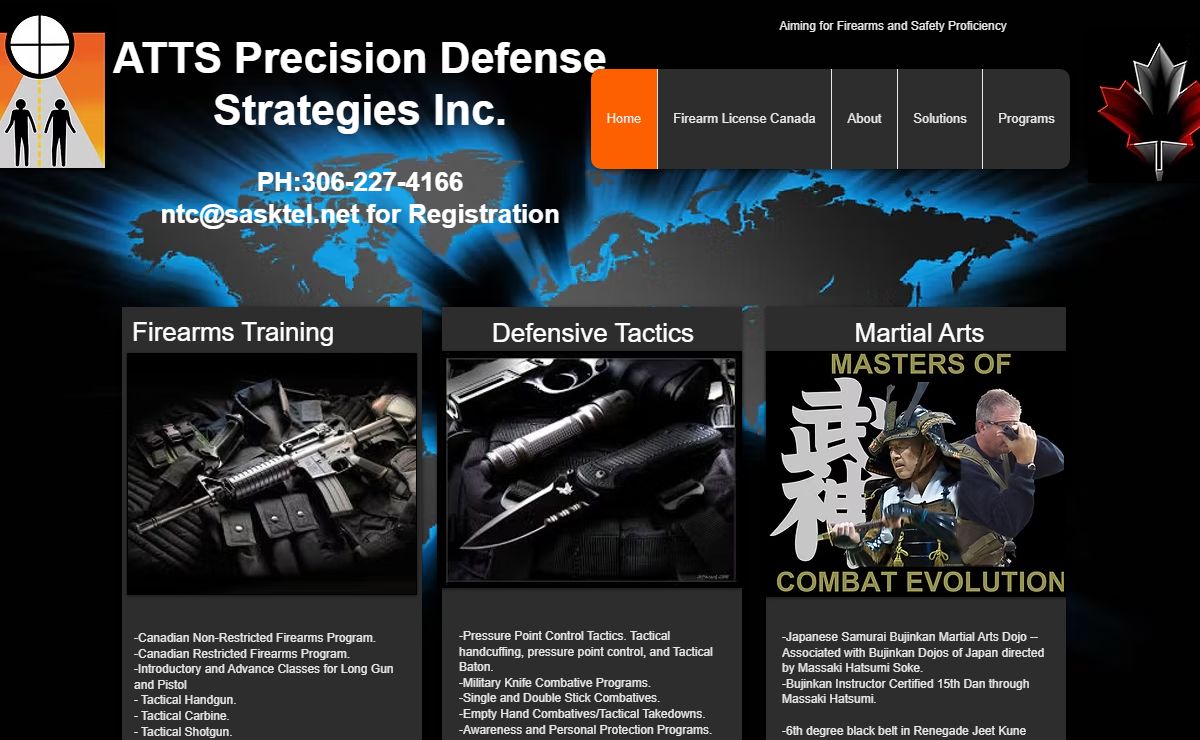 Training | Academy Of Tactical Training Systems | Saskatoon