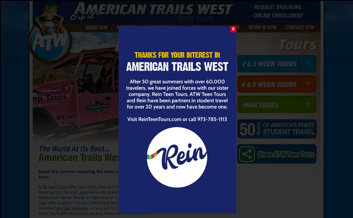 ATW Teen Tours : From the Summer Teen Tour Experts : American Trails West