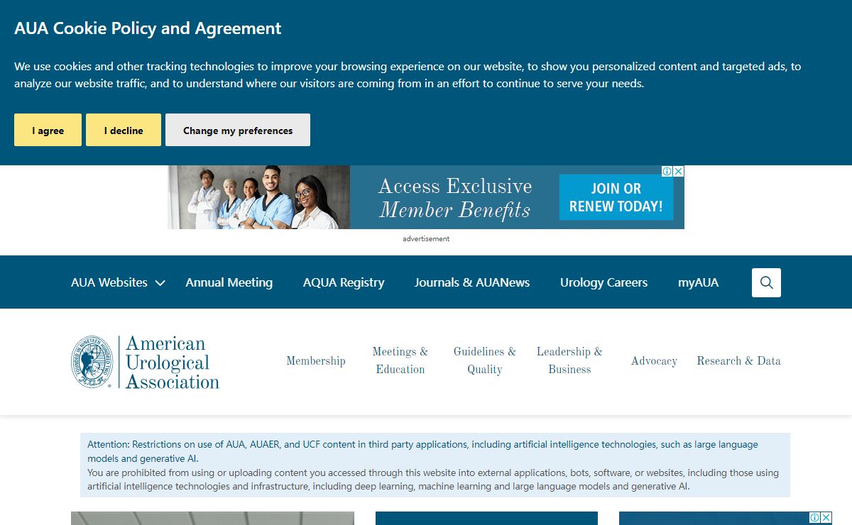 AUA - Home - American Urological Association