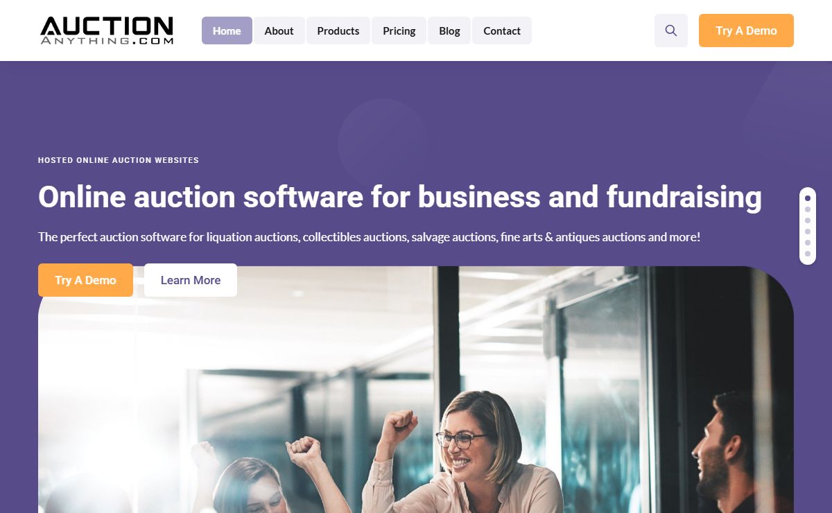 AuctionAnything.com Auction Hosting Home