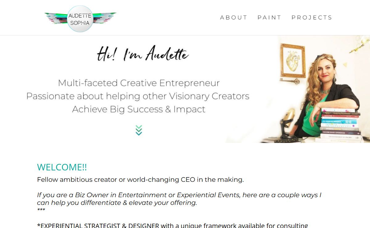 Audette Sophia | Artist & Experience Designer