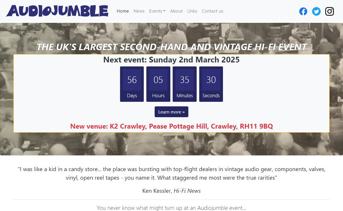 Audiojumble | Second-hand and vintage hi-fi