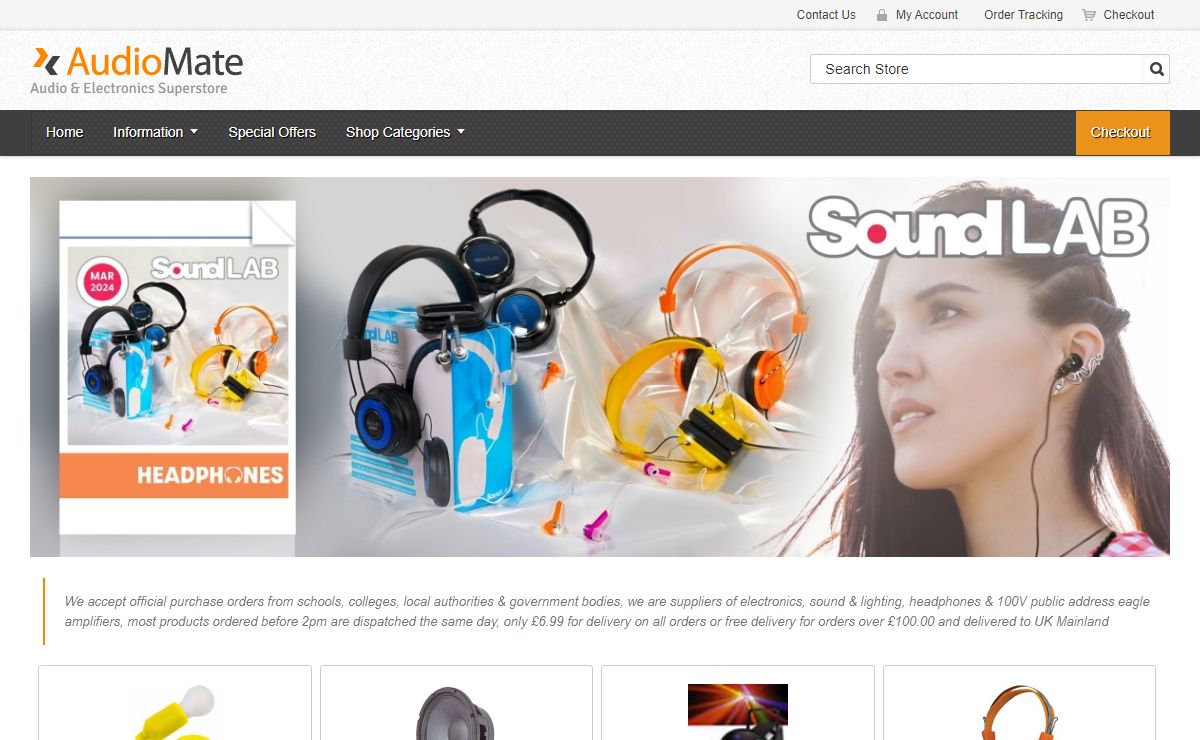 AudioMate® Ultra Electronics Superstore