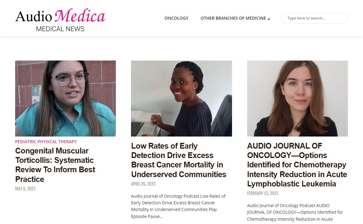 AudioMedica.com - The home of the Audio Journal of Oncology
