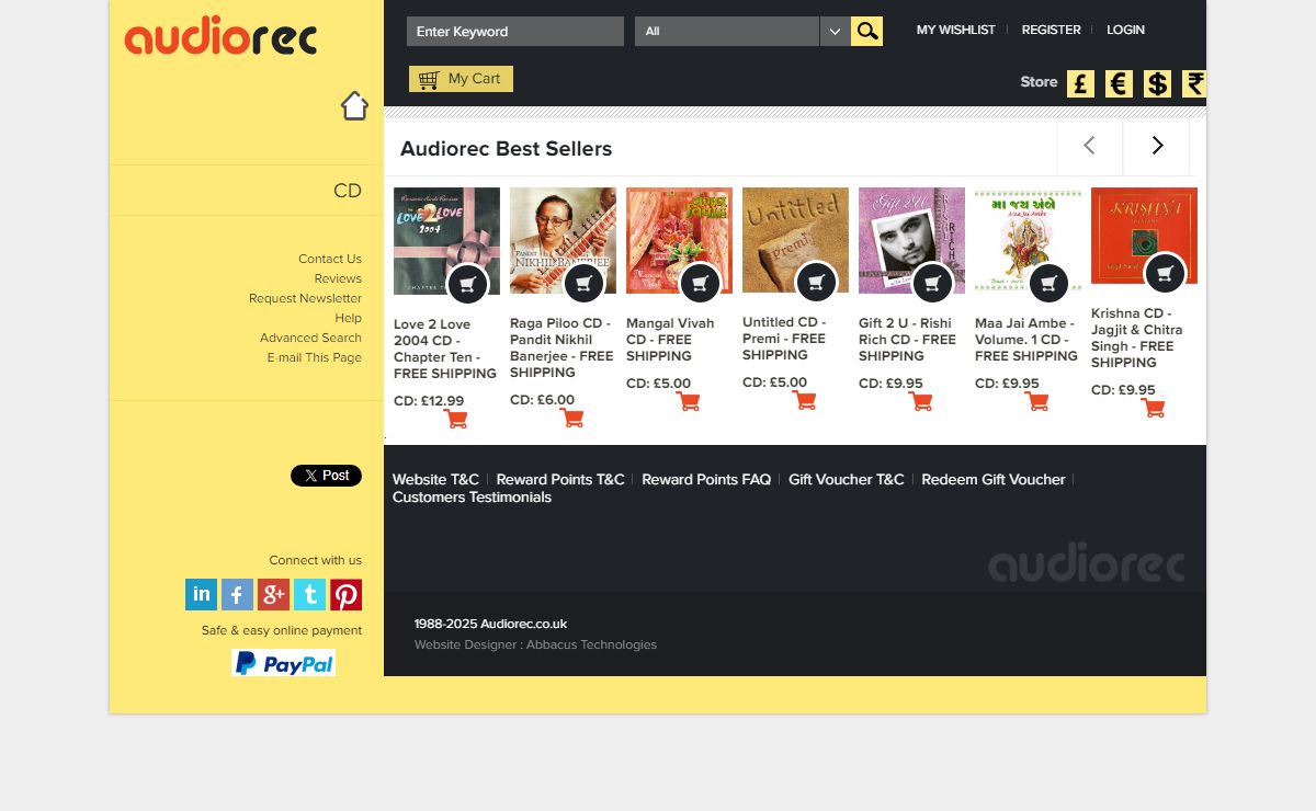 Audiorec :- Online Indian Music Store & DVD Store-:-:-:-:-:-:-:-:-:-:-:-:-:-:-:-:-:-:-:-:-:-:-:-:-:-:-:-:-:- - Audiorec