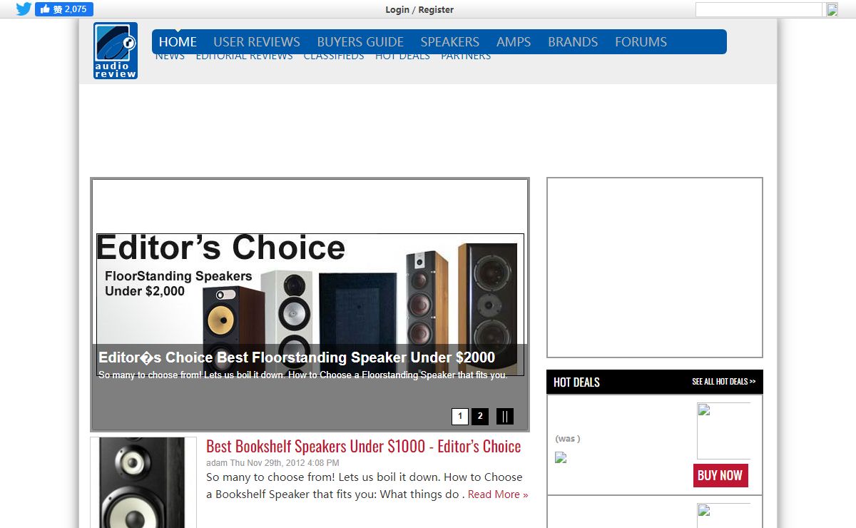 Speaker reviews, amplifier reviews TV reviews and buy and sell used audio equipment, audio forums, hot deals and more - audioreview.com