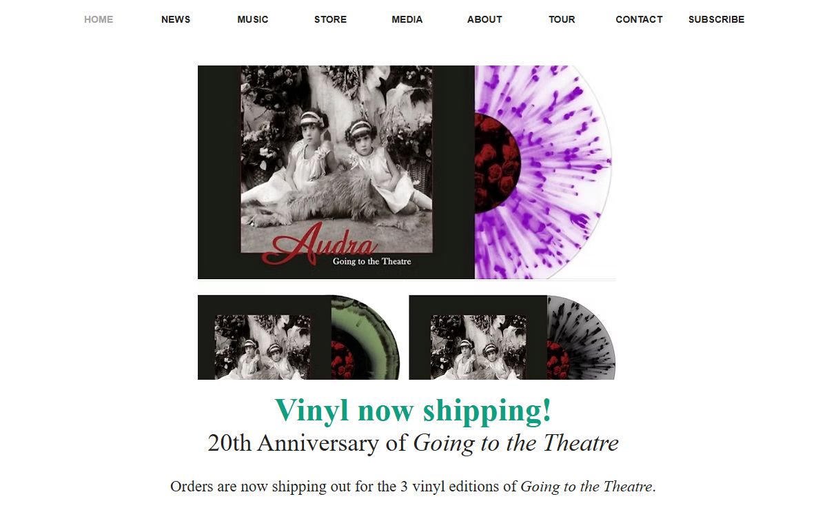 AUDRA | The band's official site