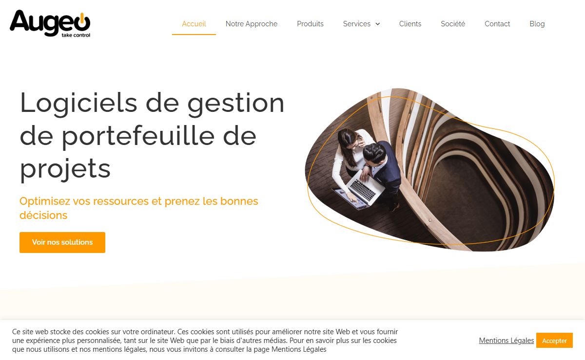 Logiciels de gestion de portefeuille de projets - Augeo Software
