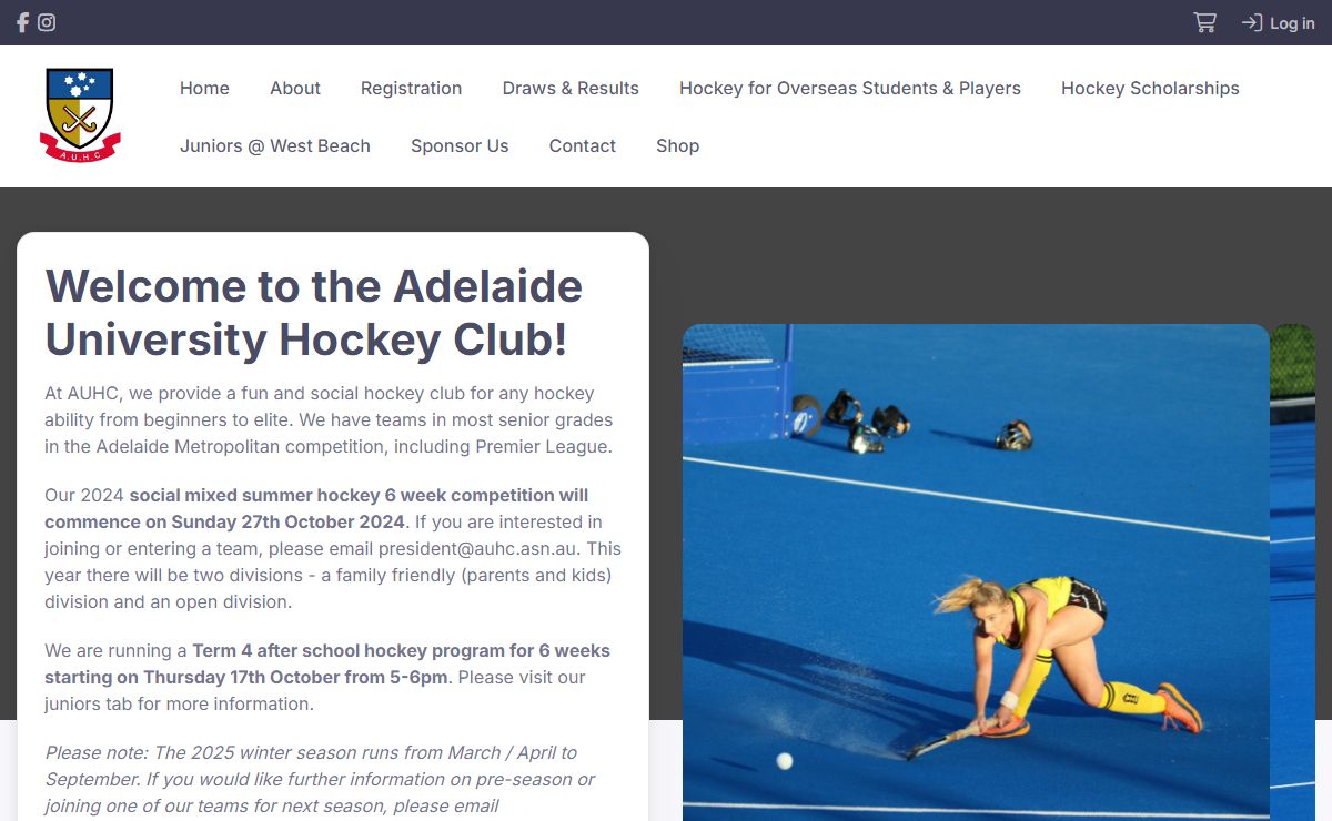 Home - Adelaide University Hockey Club