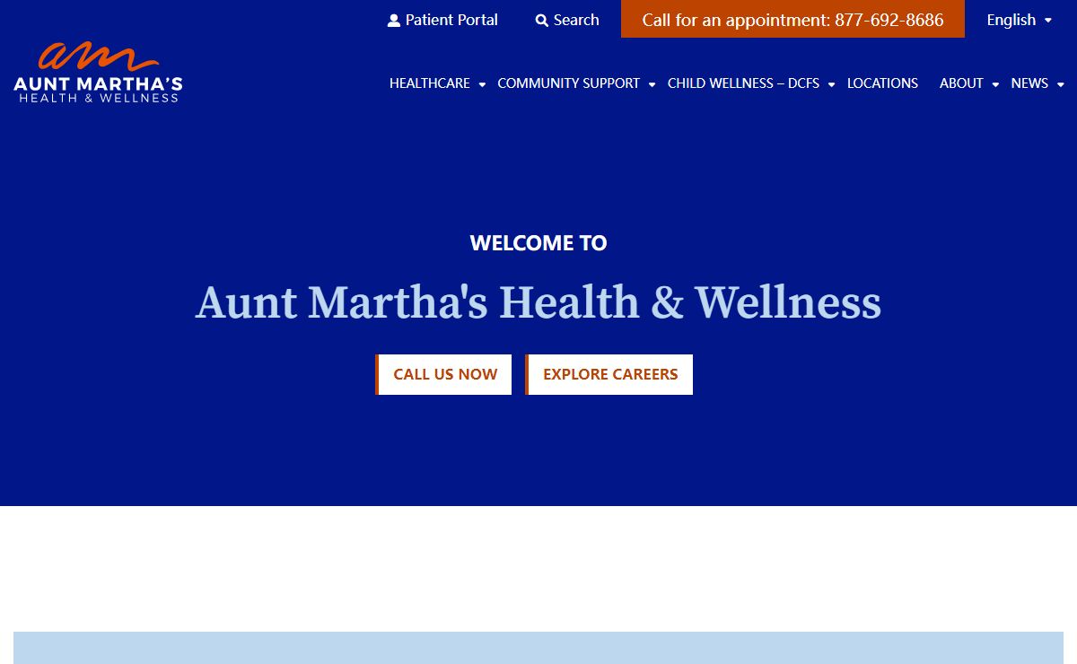 Community Health and Wellness at Aunt Martha's