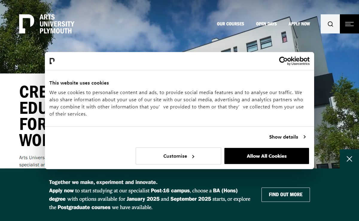 Welcome to Arts University Plymouth | Arts University Plymouth