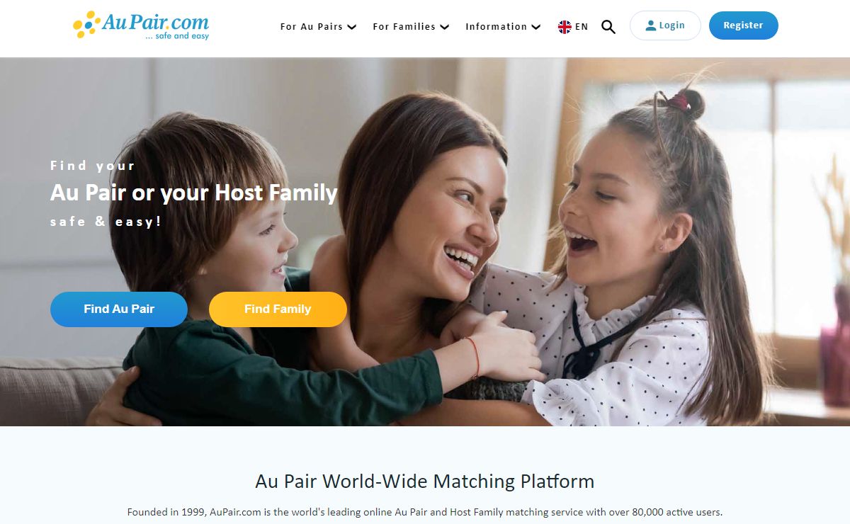 Find your Au Pair today or discover the world | AuPair.com