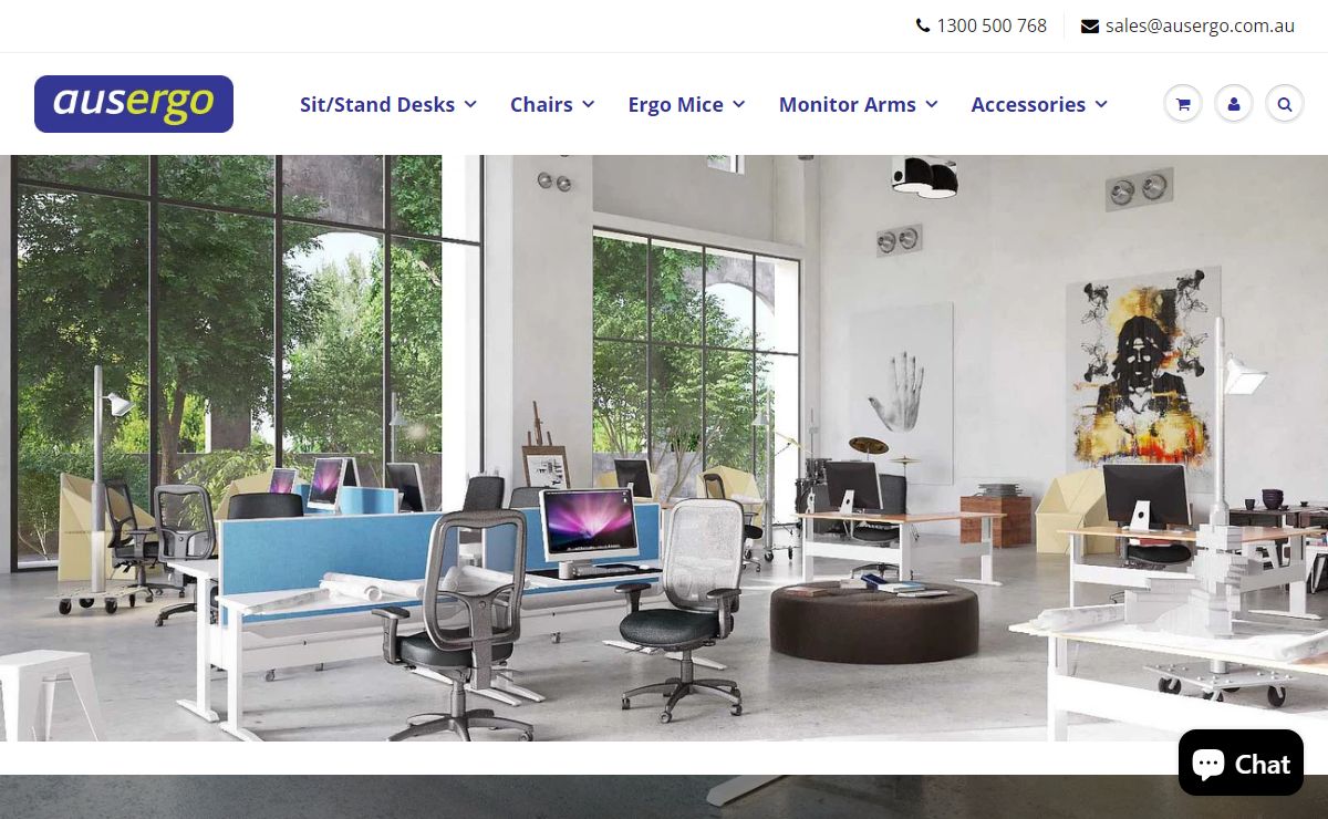 Ausergo - Sit Stand Desks & Ergonomic Chairs